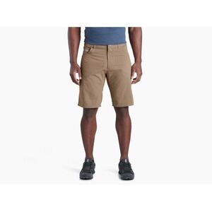 KUHL Khaki Radikl Shorts Mens size 36 10"‎ Inseam Tan Hiking Outdoor Pockets